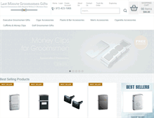 Tablet Screenshot of lastminutegroomsmengifts.com